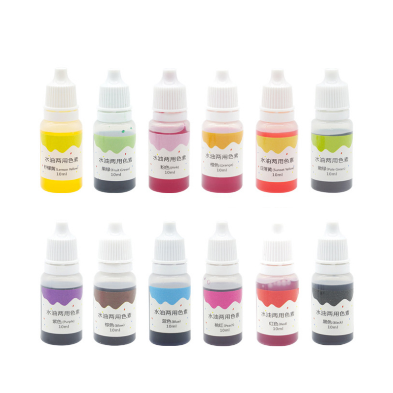 Soap Making Liquid - 10ml สบู่แฮนด์เมดสีย้อมฐานสี Liquid Pigment DIY สบู่สีชุดเครื่องมือ