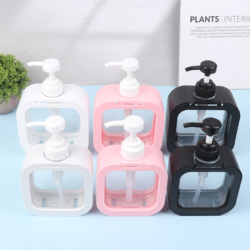 Soap Making Liquid - ขวดแชมพูแบบเติมได้สำหรับเครื่องจ่ายสบู่เหลวเครื่องจ่ายสบู่เหลวขวดพลาสติกเครื่องจ่ายสบู่เหลวล้างมือห้องน้ำ300มล./500มล.