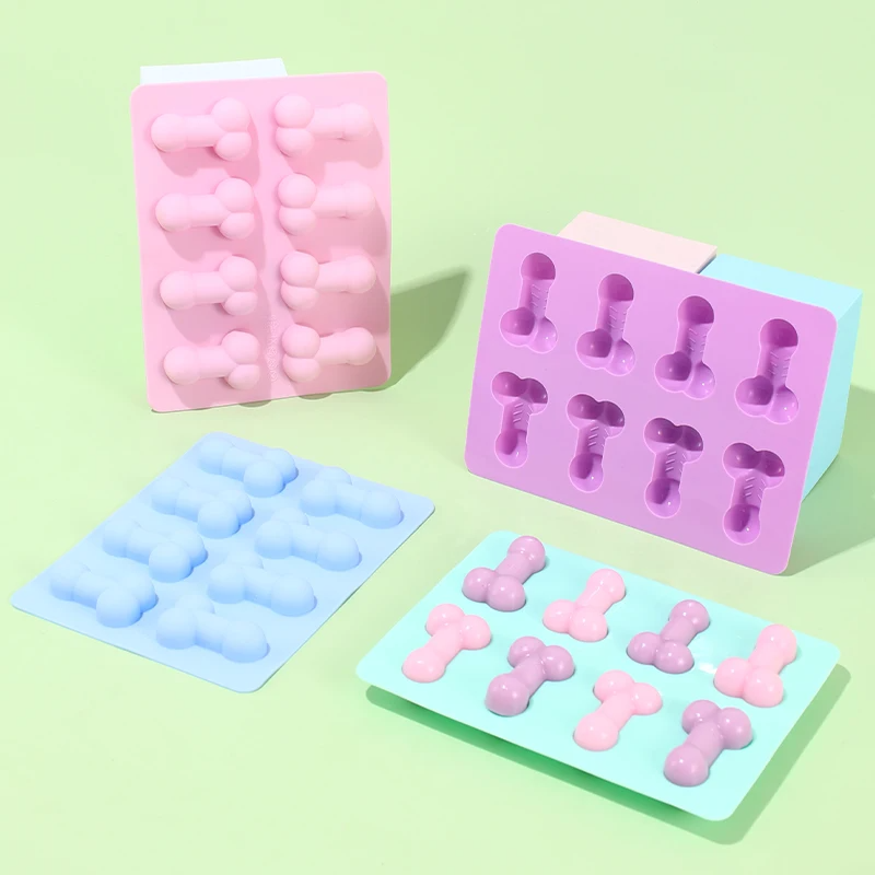 Soap Making Party - 3D Creative อวัยวะเพศชายรูปแม่พิมพ์เค้กซิลิโคนเกรดอาหาร Fondant สบู่เชื้อราวันเกิด PARTY
