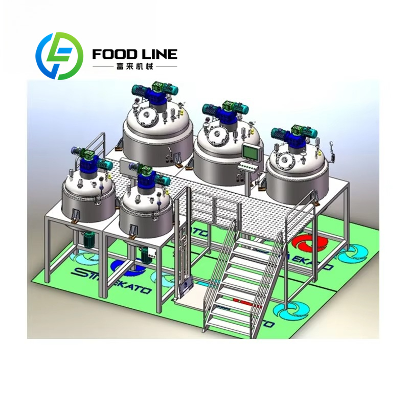 Soap Making Liquid - เครื่องทำสบู่เหลวราคาดีแบบกำหนดเองได้ เครื่องทำครีมทำความสะอาด เครื่องทำน้ำยาล้างจาน เครื่องผสมอุตสาหกรรมแบบกำหนดเองได้