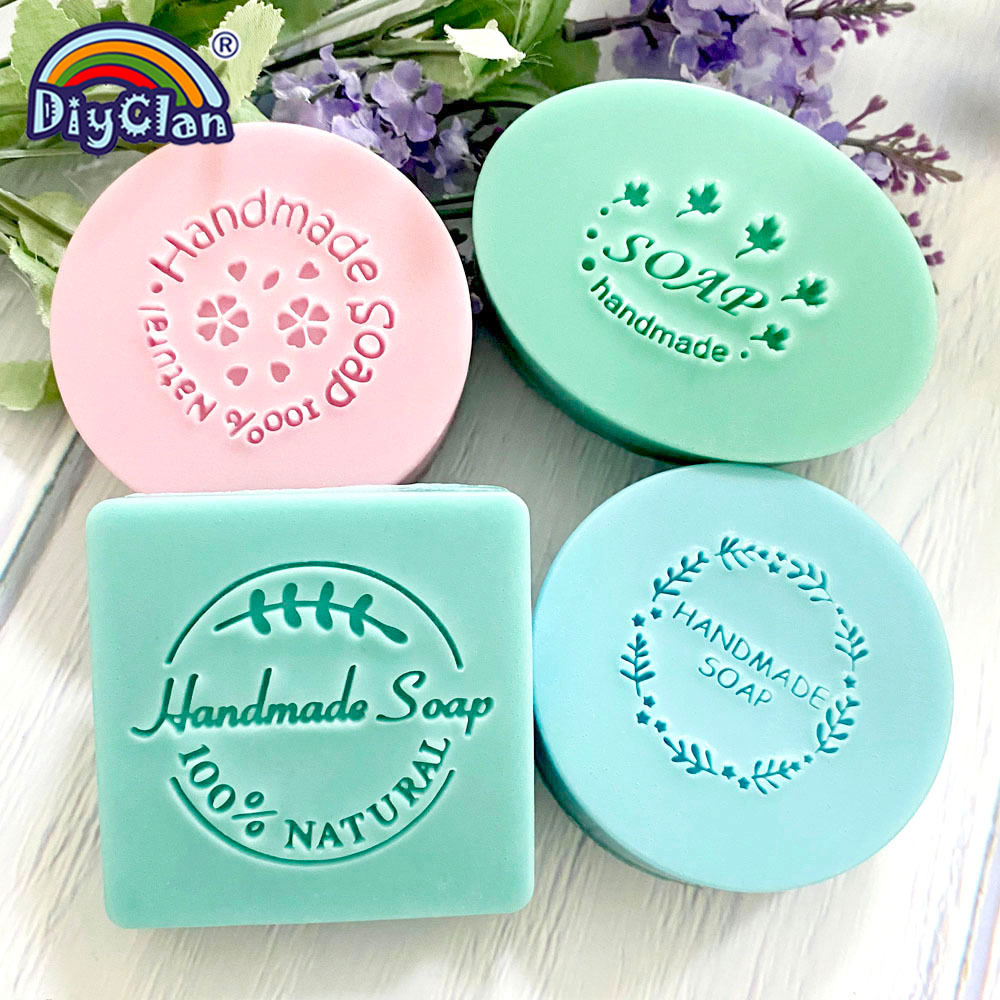 Soap Making Business - Creative Plants สบู่แฮนด์เมดสบู่แสตมป์สำหรับทำสบู่แสตมป์ DIY HANDMADE หัตถกรรมเรซินโปร่งใสซีล