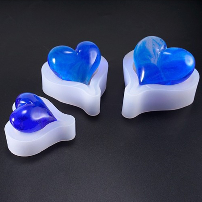 Soap Making Business - 1PCS 3D รูปหัวใจซิลิโคนแม่พิมพ์เรซิ่นอีพ็อกซี่พวงกุญแจจี้แม่พิมพ์สบู่เทียนแม่พิมพ์สําหรับ DIY เครื่องประดับทําผลการค้นหา