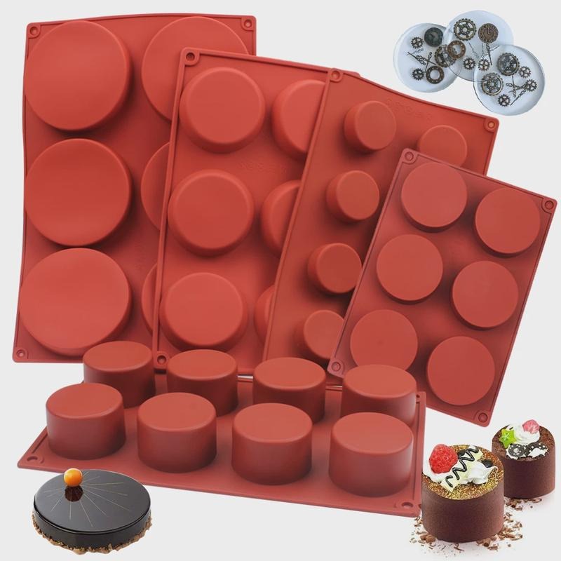 Soap Making Business - แม่พิมพ์สบู่ซิลิโคนทรงกลม DIY อุปกรณ์ทำสบู่ทำมือ แม่พิมพ์ซิลิโคนสำหรับช็อกโกแลต เค้ก เทียน