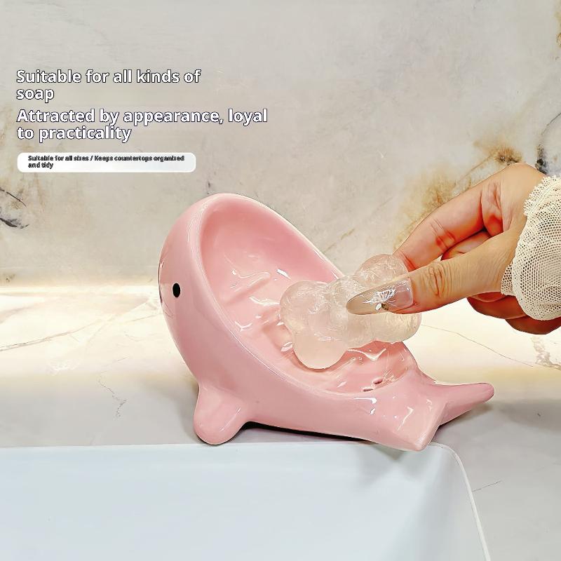 ที่วางสบู่รูปปลาวาฬสุดสร้างสรร - Soap Dish Draining บทวิจารณ์และราคา