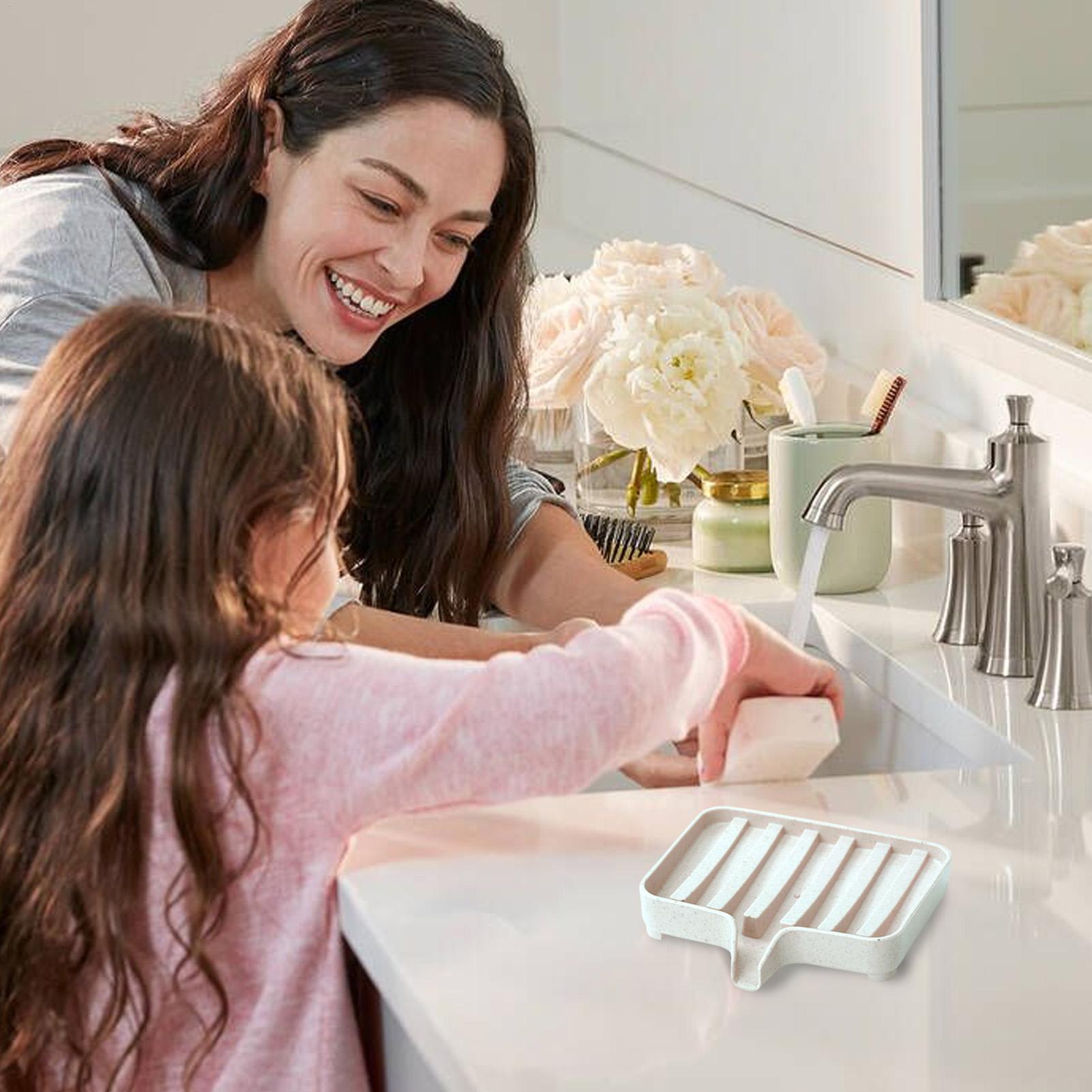 ที่วางสบู่พร้อมถาดระบายน้ำ ที่ - Soap Dish Draining บทวิจารณ์และราคา
