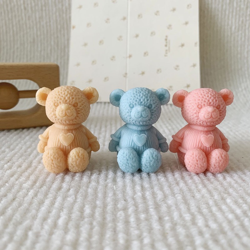 Mini Love Bear เทียนแม่พิมพ์ซิ - Soap Making Business บทวิจารณ์และราคา