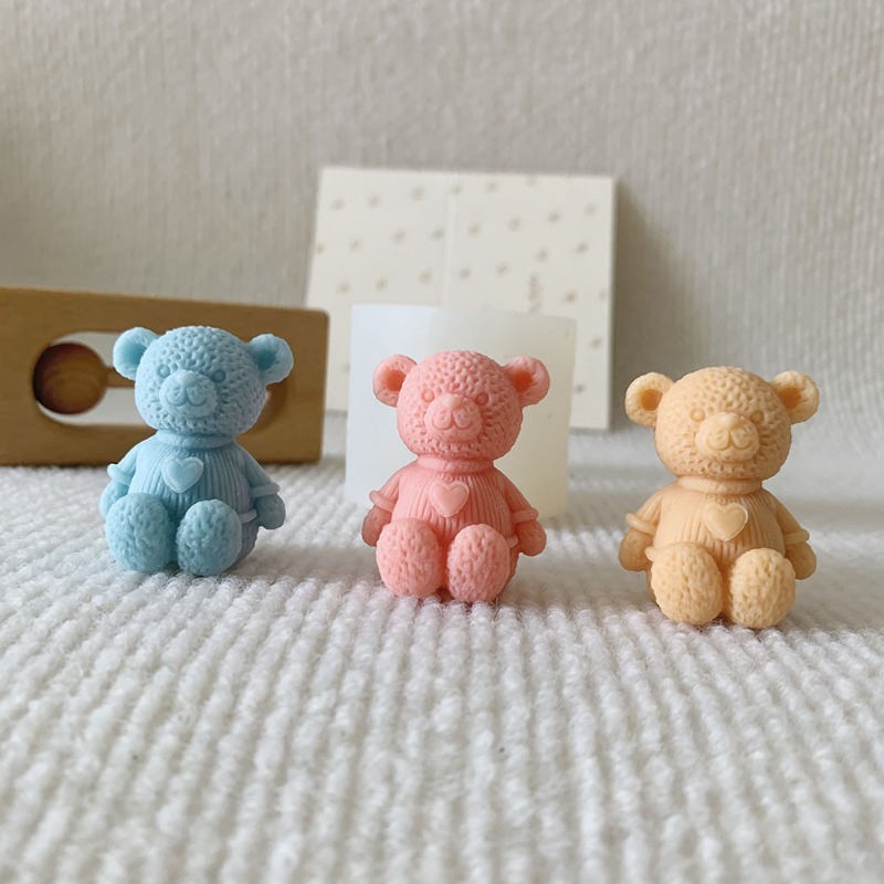 Mini Love Bear เทียนแม่พิมพ์ซิ - Soap Making Business บทวิจารณ์และราคา