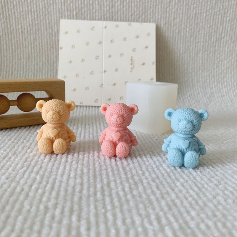 Mini Love Bear เทียนแม่พิมพ์ซิ - Soap Making Business บทวิจารณ์และราคา