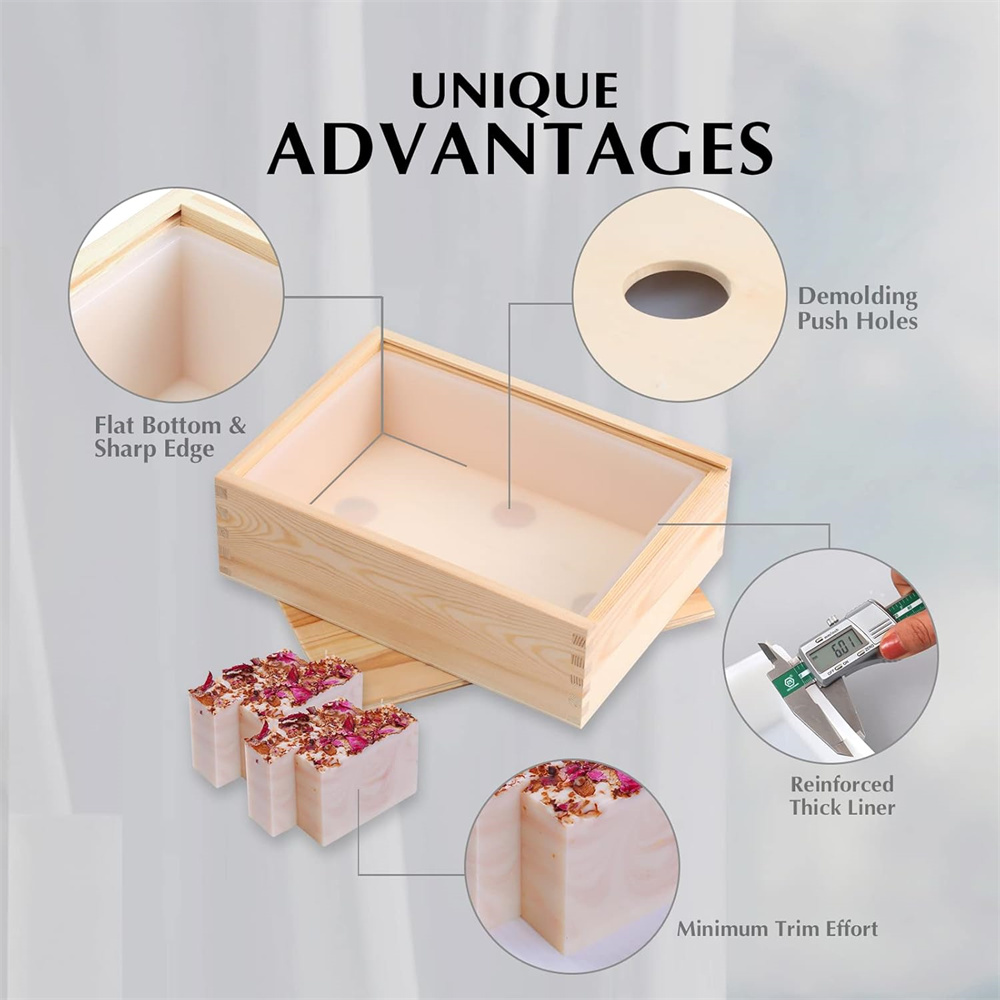 แม่พิมพ์สบู่ขนาดใหญ่สี่เหลี่ยม - Soap Making Business บทวิจารณ์และราคา