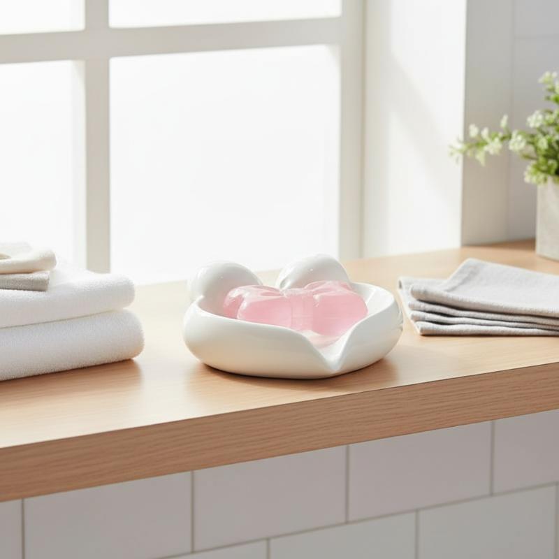จานสบู่เซรามิครูปหัวใจน่ารัก พ - Soap Dish Draining บทวิจารณ์และราคา