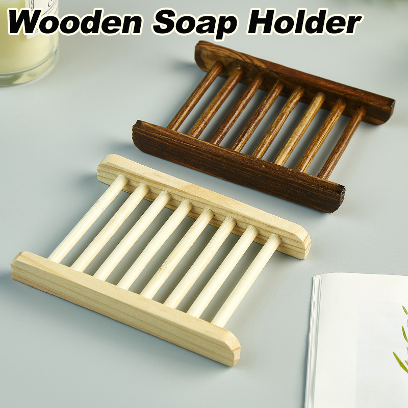ไม้จานสบู่ถาดผู้ถือสบู่ห้องน้ํ - Soap Dish Draining บทวิจารณ์และราคา