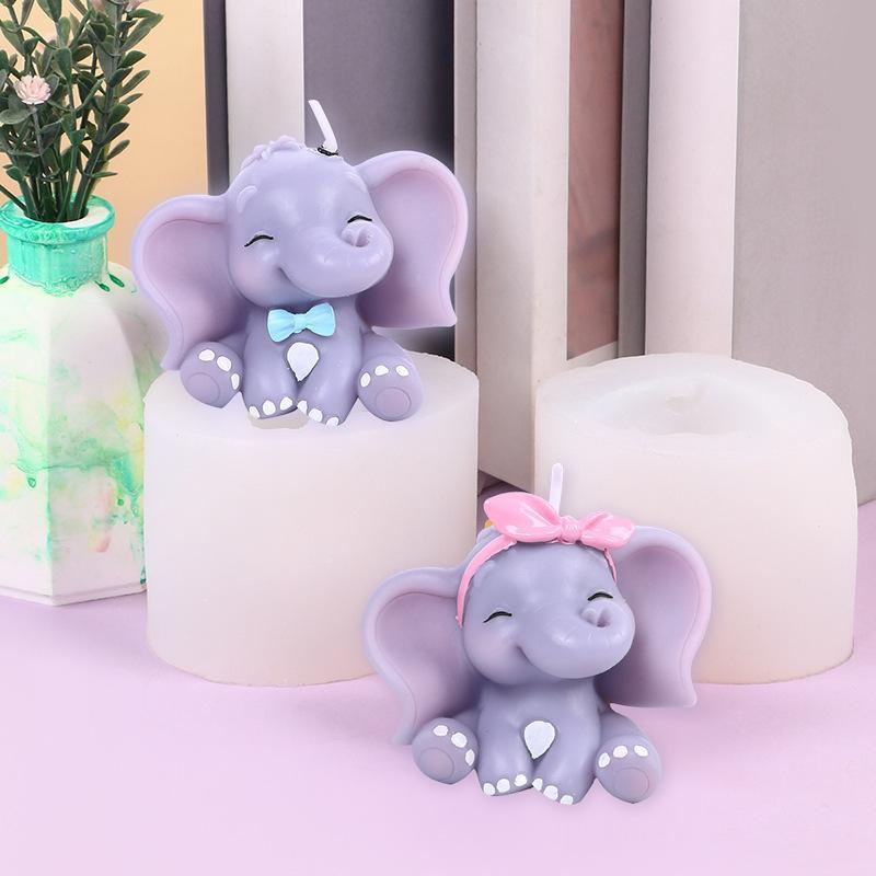 แม่พิมพ์เทียนซิลิโคนรูปช้าง 3  - Soap Making Party บทวิจารณ์และราคา