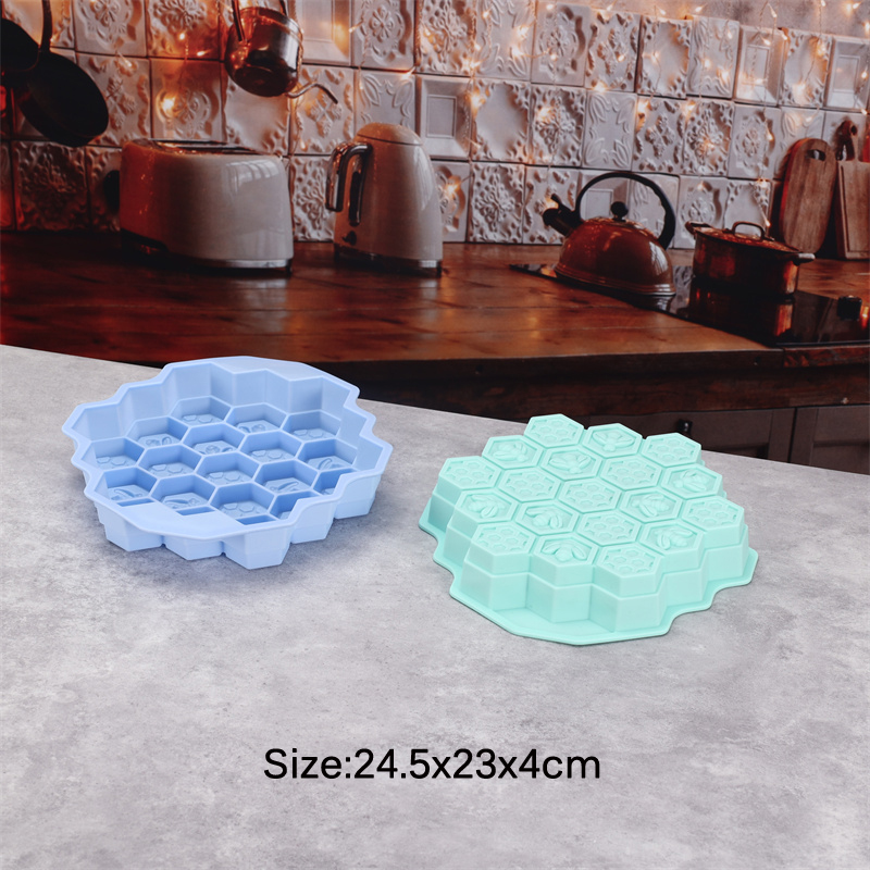 ซิลิโคน 19 มือถือ Bee เค้กรังผ - Soap Making Tutorial บทวิจารณ์และราคา