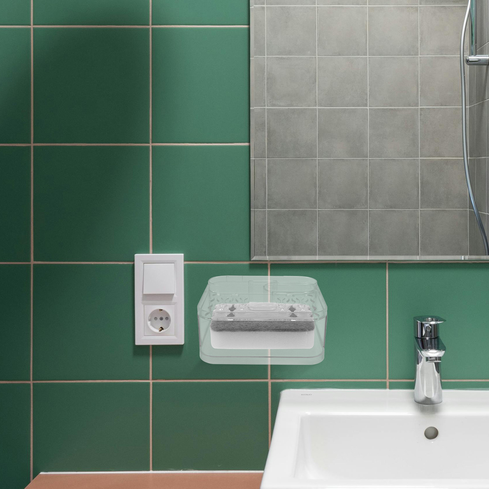 ที่วางสบู่ติดผนังแบบสองชั้น พร - Soap Dish Draining บทวิจารณ์และราคา