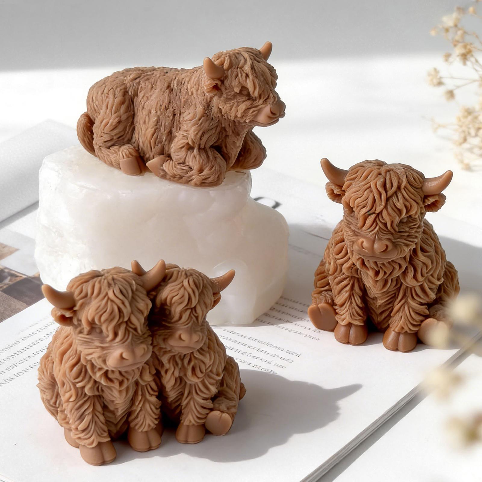 แม่พิมพ์ซิลิโคนรูปวัวไฮแลนด์ ใ - Soap Making Business บทวิจารณ์และราคา