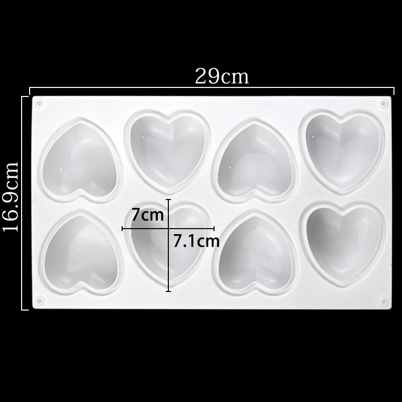 Love Heart ซิลิโคนสบู่แม่พิมพ์ - Soap Making Business บทวิจารณ์และราคา