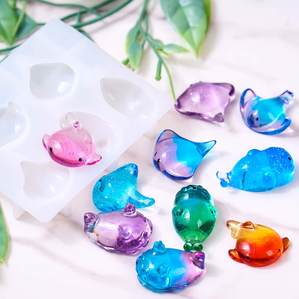 แม่พิมพ์ซิลิโคนรูปปลากระเบน 3  - Soap Making Tutorial บทวิจารณ์และราคา