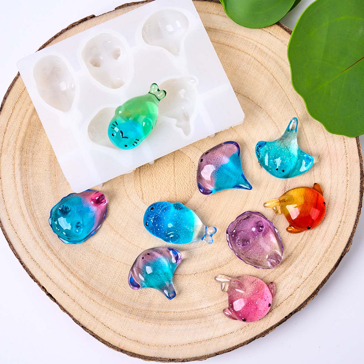 แม่พิมพ์ซิลิโคนรูปปลากระเบน 3  - Soap Making Tutorial บทวิจารณ์และราคา
