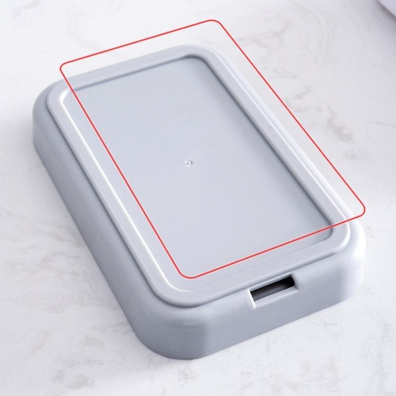 สบู่สบู่สบู่ 2 ชิ้นที่วางสบู่พ - Soap Dish Draining บทวิจารณ์และราคา