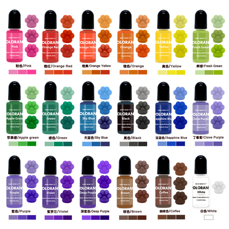 20 สีเทียนสีย้อมเทียนขี้ผึ้ง W - Soap Making Liquid บทวิจารณ์และราคา