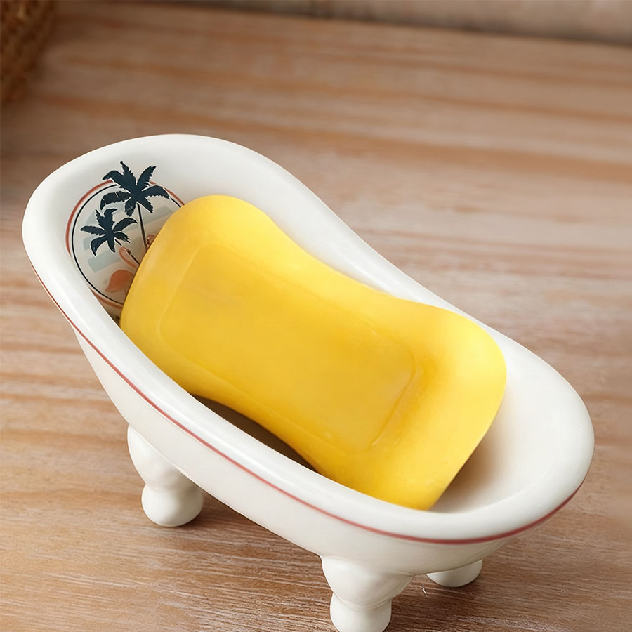 กล่องสบู่แบบมีรูระบายน้ำสไตล์น - Soap Dish Draining บทวิจารณ์และราคา