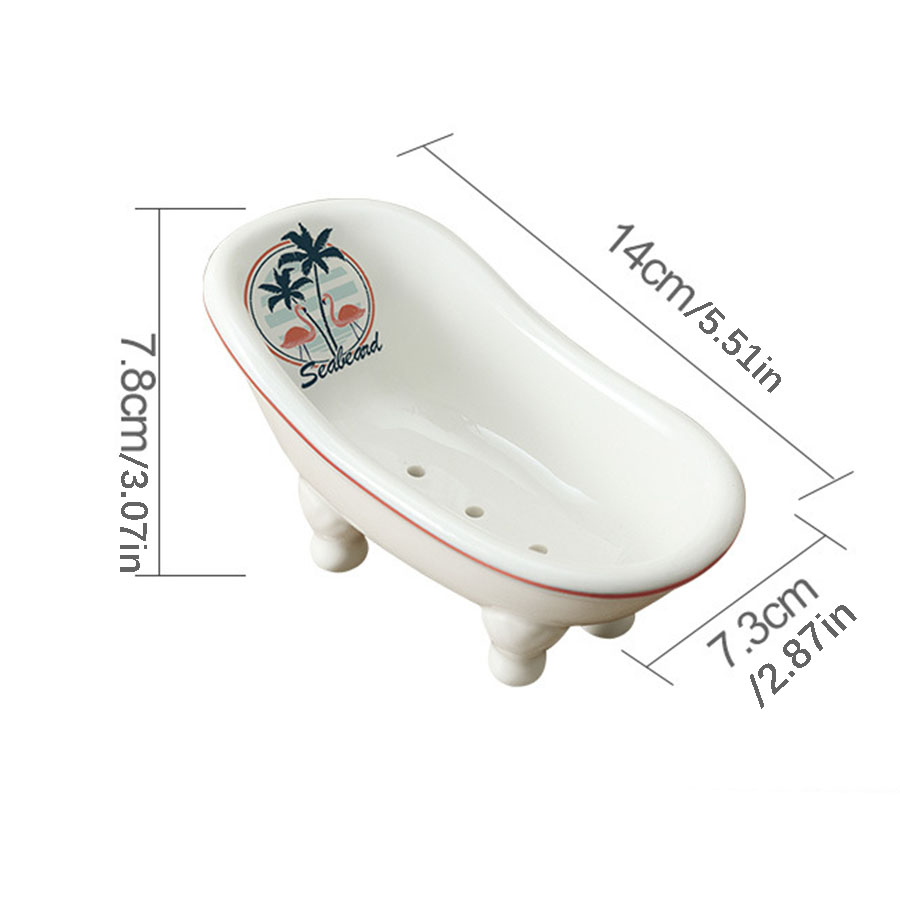 กล่องสบู่แบบมีรูระบายน้ำสไตล์น - Soap Dish Draining บทวิจารณ์และราคา