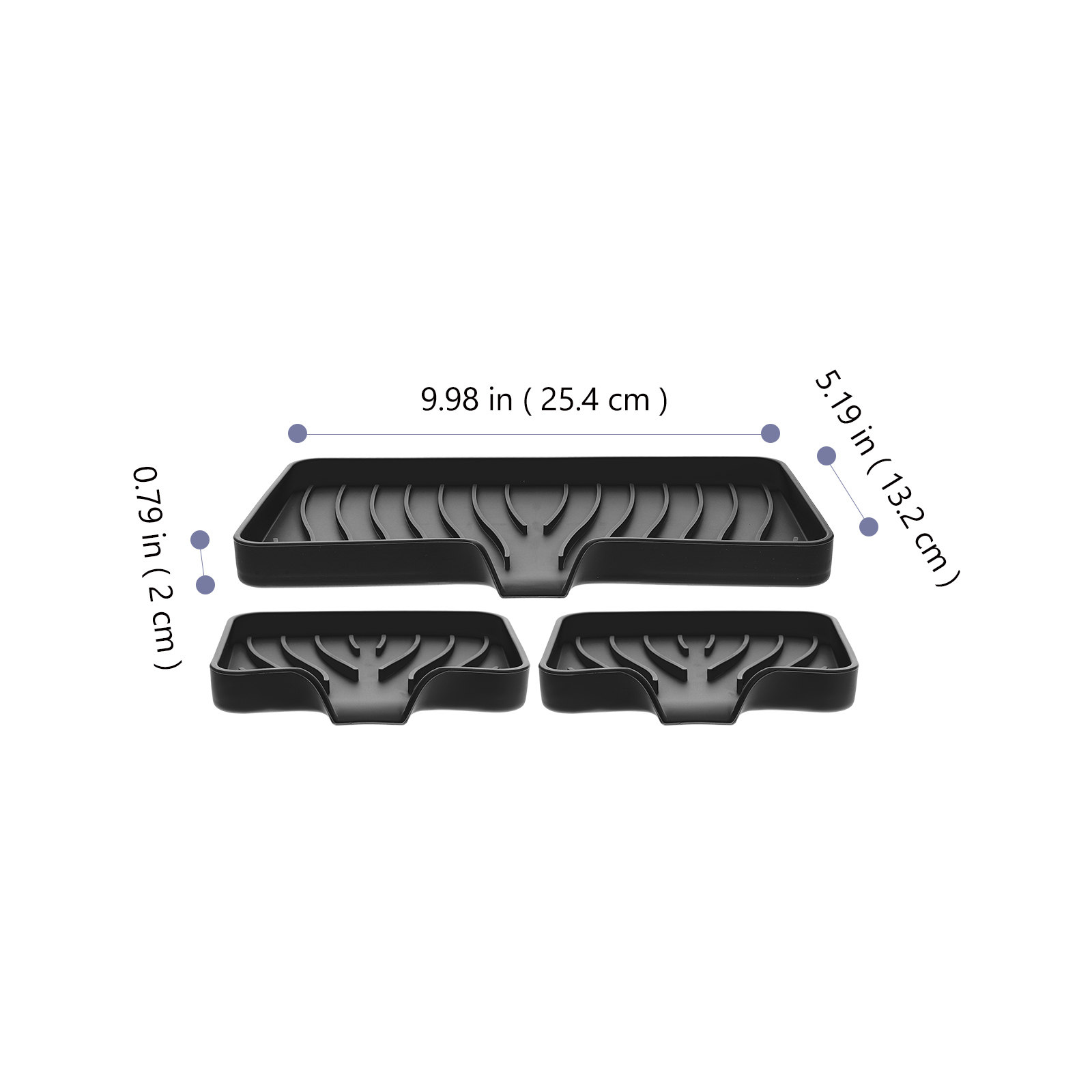 ที่วางสบู่ซิลิโคน 3 ชิ้น ดีไซน - Soap Dish Draining บทวิจารณ์และราคา