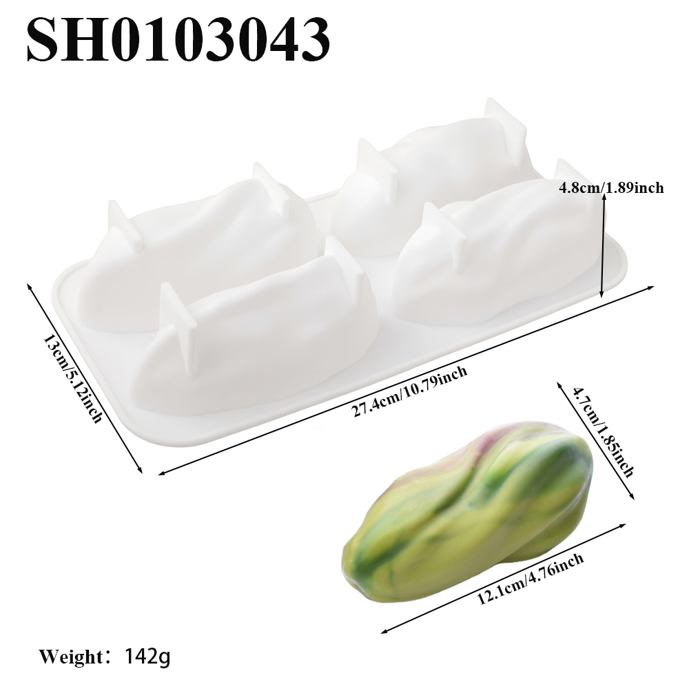 แม่พิมพ์ซิลิโคนลายพิสตาชิโอ 4  - Soap Making Party บทวิจารณ์และราคา