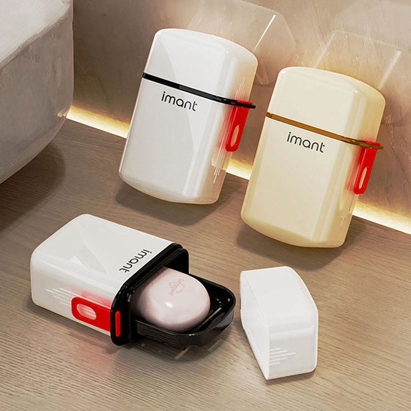 กล่องสบู่พกพาแบบมีฝาปิด ป้องกั - Soap Dish Draining บทวิจารณ์และราคา