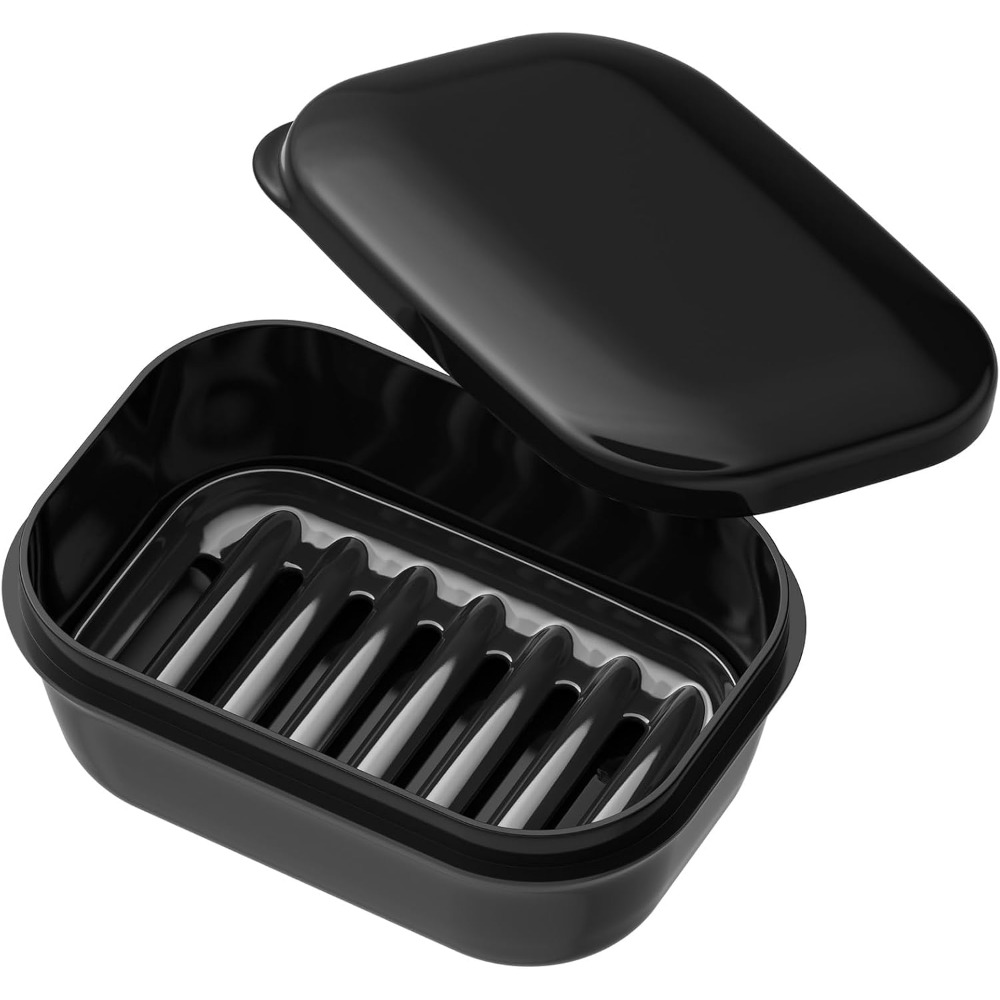 ภาชนะใส่สบู่กันรั่วพร้อมฝาปิดแ - Soap Dish Draining บทวิจารณ์และราคา