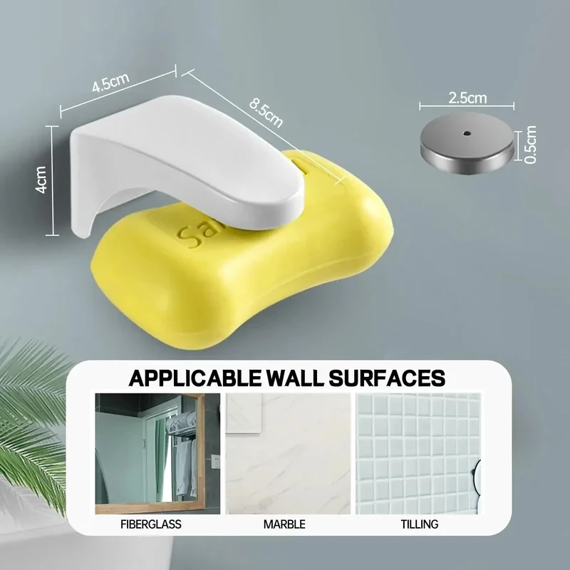 ที่วางสบู่แม่เหล็ก กล่องใส่สบู - Soap Dish Draining บทวิจารณ์และราคา
